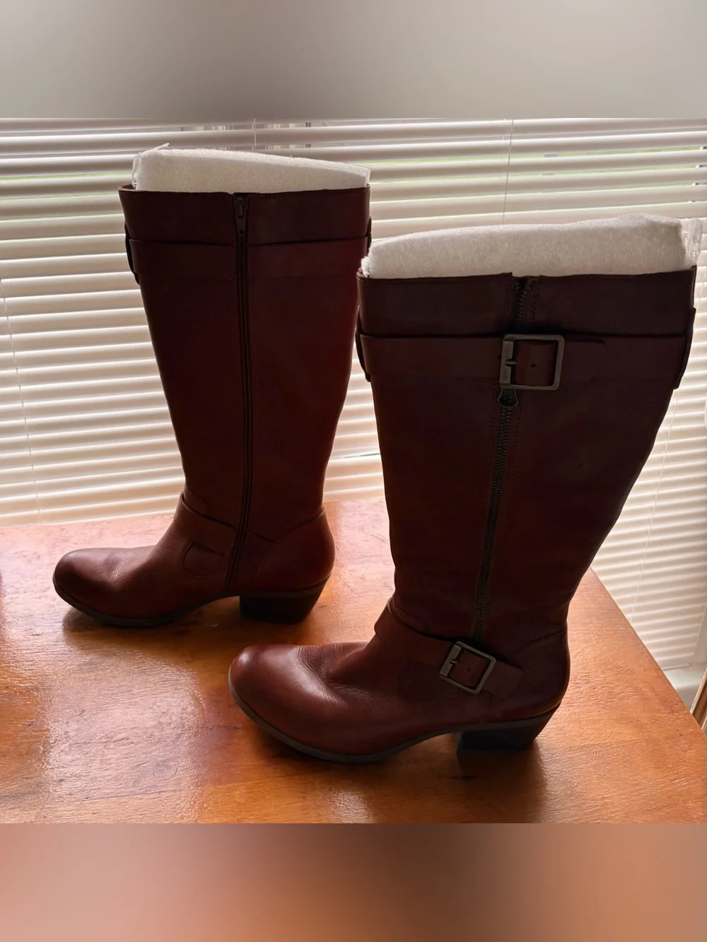 Women’s Tall Leather Riding Boots - Brown
